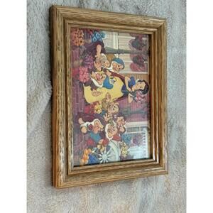 Vintage 1979 Disneyland Postcard – Snow White’s Fantasy Bouquet – Framed